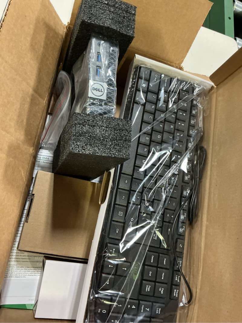 Condition photo showing Good Condition for dell optiplex 7040 6th gen micro business desktop computer, intel core i5 6400t up to 2.8ghz, 16g ddr4, 256gb ssd, wifi, hdmi, dp, win 11 pro (renewed)  keyboard , mouse 