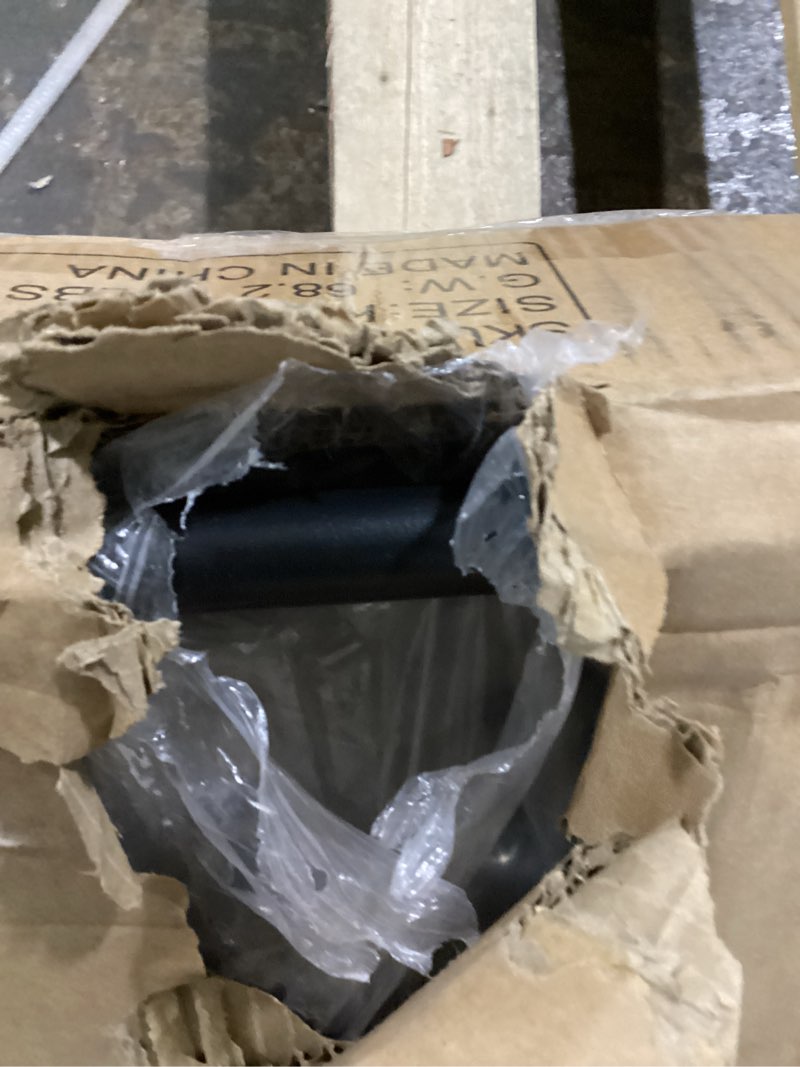 Condition photo showing As Is for Feonase King Size Metal Platform Bed Frame with Victorian Classic Iron-Art Headboard & Footboard, Steel Slats Support, 12" Under Bed Storage, No Box Spring Needed, Easy Assembly, Noise-Free, Black King Victorian Headboard Black