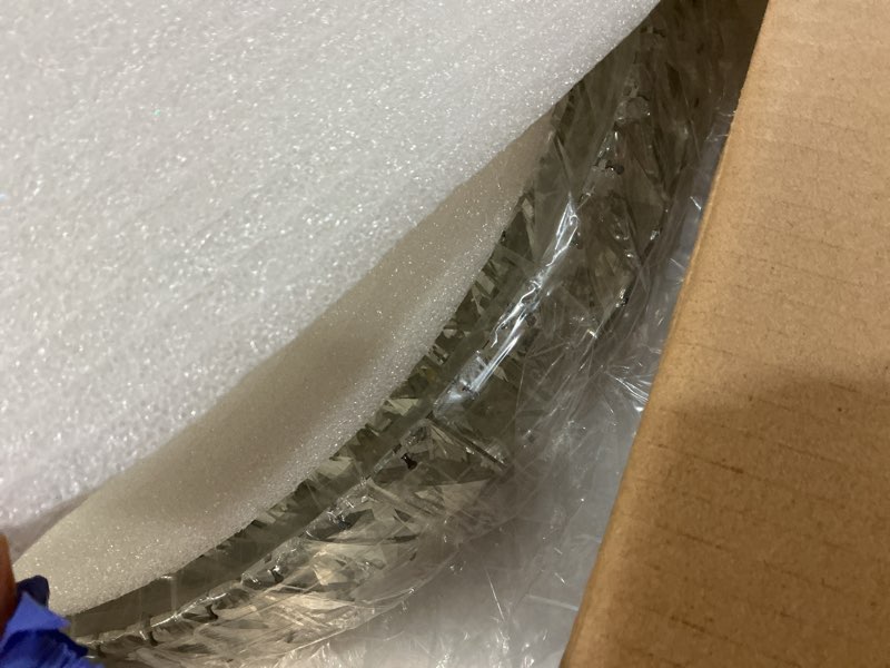 Condition photo showing Good Condition for Fandelier Ceiling Fan with Lights and Remote Control Dimmable Crystal Ceiling Fan LED 3 Color 6 Speeds Chandelier Fan Bedroom Kitchen Living Room Chrome 2