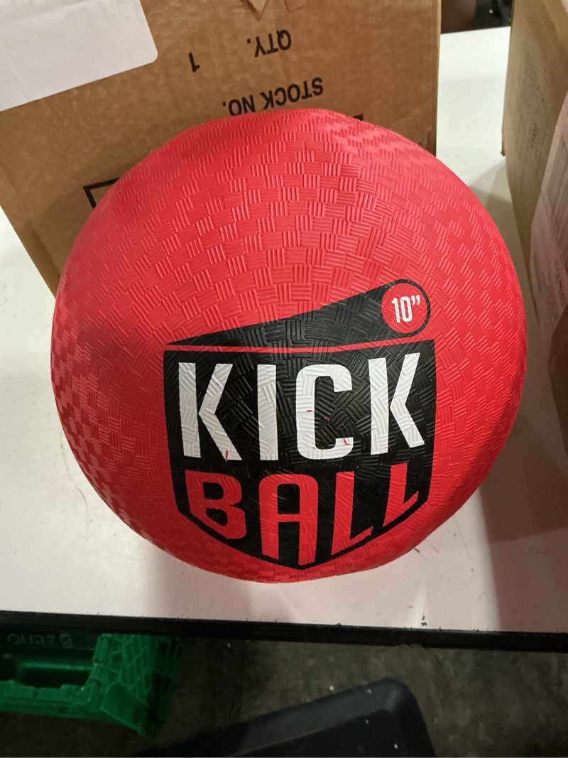 Condition photo showing New/Like New for franklin sports rubber kickball red