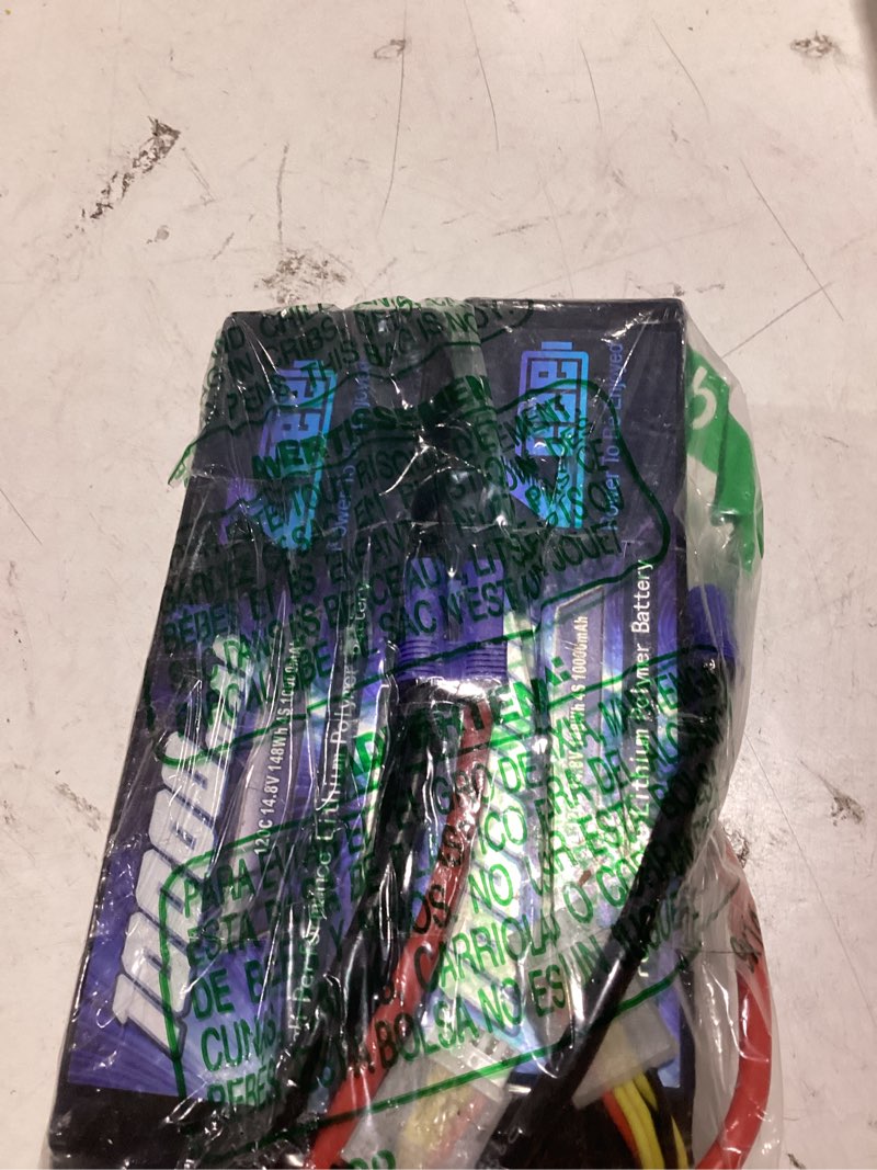 Condition photo showing As Is for zeee 4s lipo battery 10000mah 14.8v 120c with ec5 connector soft case rc battery compatible with xma