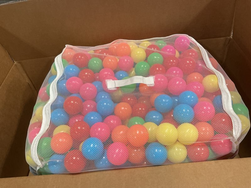 Condition photo showing Good Condition for 170 PCS Ball Pit Balls 2.1-2.2” Free Crush Proof Plastic Ball for Baby and Toddler -8 Bright Colors with Zip Storage Bag,Baby Pool Water Toys,Kiddie Pool