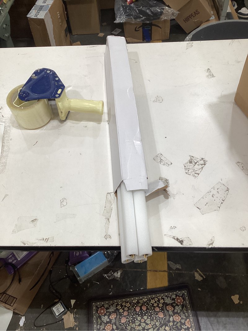 Bluex Bulbs 4 Pack F14T5/830 14W 22 Inch T5 Fluorescent Tube Light Bulb 3000K Warm White Mini Bi-Pin (G5) Base Straight Tube Light Bulb