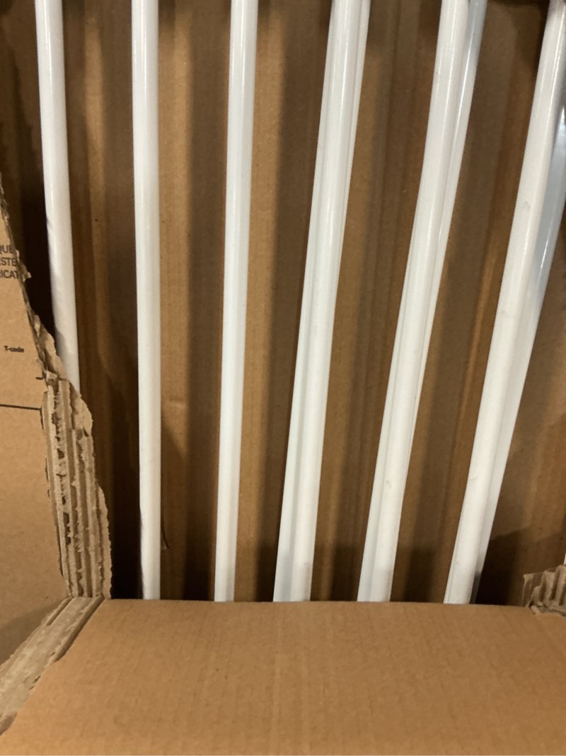 Condition photo showing Good Condition for no pawblems 55.1" extra tall pet gate for cat/dog, 29.9-44.4" wide auto close tall cat gate, no drilling pressure mounted for doorways/hallways, 1.37" narrower bar spacing, white white - s 55.1" tall, 29.9-44.4" wide