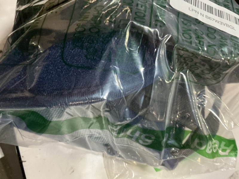 Condition photo showing Good Condition for travel pillows for airplanes with sleep eye mask, chin strap, airplane pillow for long flights, car road trip, 360° support headrest, travel essentials stop bobblehead, mottled blue