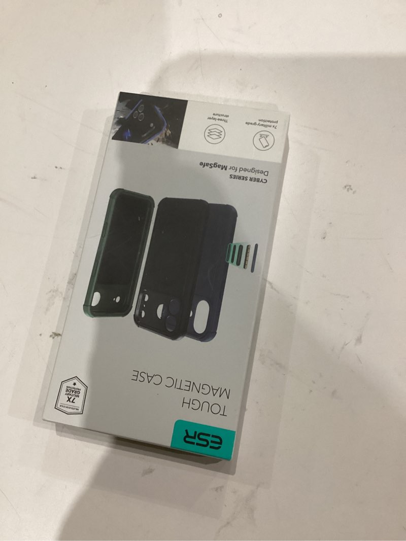 Condition photo showing New/Like New for ESR for iPhone 17 Pro Max Case, 7X Military-Grade Drop Protection, Shock-Absorbing Rugged Cover with Camera Control Button, MagSafe Accessories Compatible, Cyber Series, Navy Blue iPhone 17 Pro Max A-Navy Blue