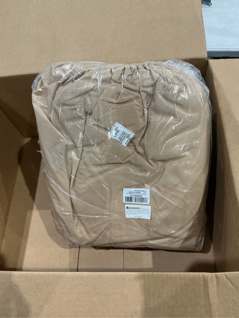 Condition photo showing Good Condition for joytutus car cover compatible with 2020-2026 corvette c8 stingray z06 z51 (not fit for high wing), soft cotton inner sun rain uv all weather protection c8 khaki 420d oxford cloth with cotton inner