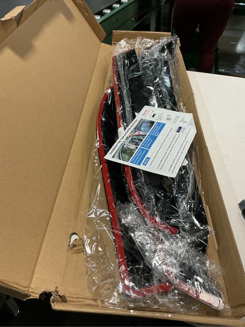 Condition photo showing Good Condition for Window Visors Rain Guards for 2009-2018 Ram 1500 Crew/Mega Cab, 2010-2025 Ram 2500 & 3500 CrewCab Window Vent Wind Deflectors Visors Shades 2009-2018 ram 1500 crew cab