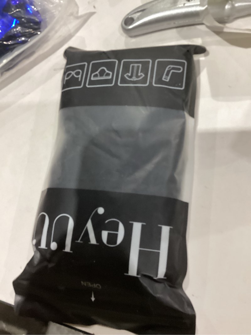 Condition photo showing New/Like New for HeyUU Women's Ultra Warm Soft Fleece Lined Tights for Winter, Opaque Medium-Thick Thermal Tights Stockings 150D Large-X-Large Black