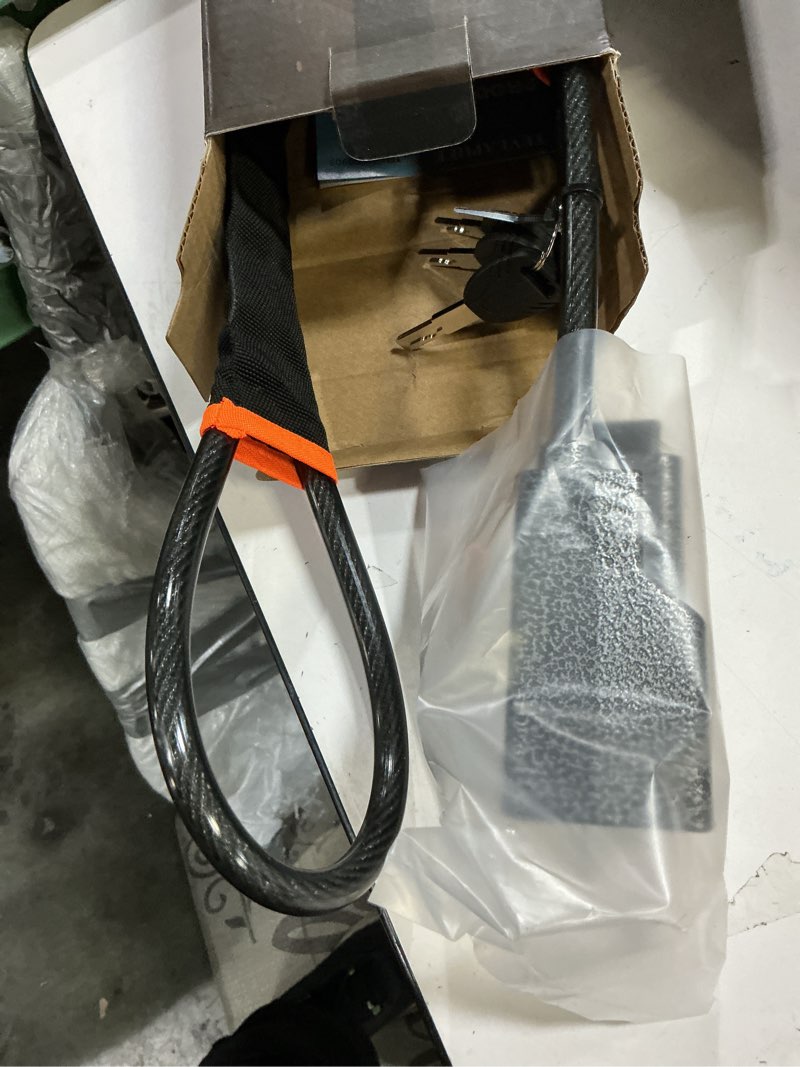 Condition photo showing Good Condition for Tevlaphee Steering Wheel Lock Seat Belt Lock Universal Anti Theft Car Device Car Lock Car Theft Prevention with 3 Keys for Car Security Fit Most Vehicles Truck SUV Van(Black)