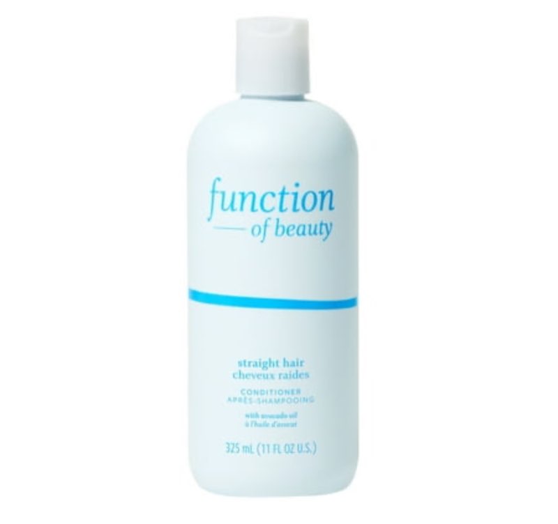 Function of Beauty Custom Straight Hair Conditioner Base with Avocado Oil  11 fl oz (case of 6) 