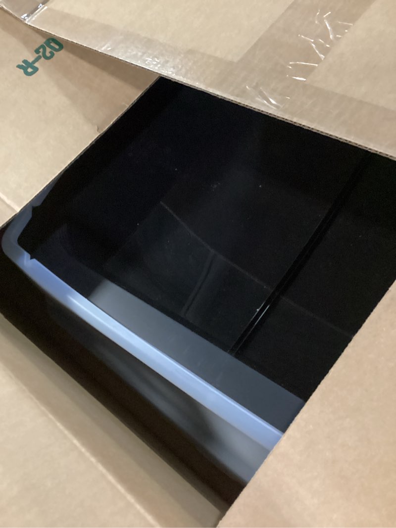 Condition photo showing Good Condition for iris usa cat litter box xx-large open top with high sided walls tall scatter shield scoop included easy clean plastic pan for big cats kittens multi-cat households 30"l x 20"w x 14"h black xxl black