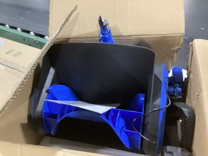 Condition photo showing As Is for **similar to**Snow Joe 24V Cordless Electric Shovel, 13\" Clearing Width, 400W Motor, Portable, Lightweight Ice & Snow Removal for Deck, Patio, Driveway, 24V-SS13-CT Snow Shovel
