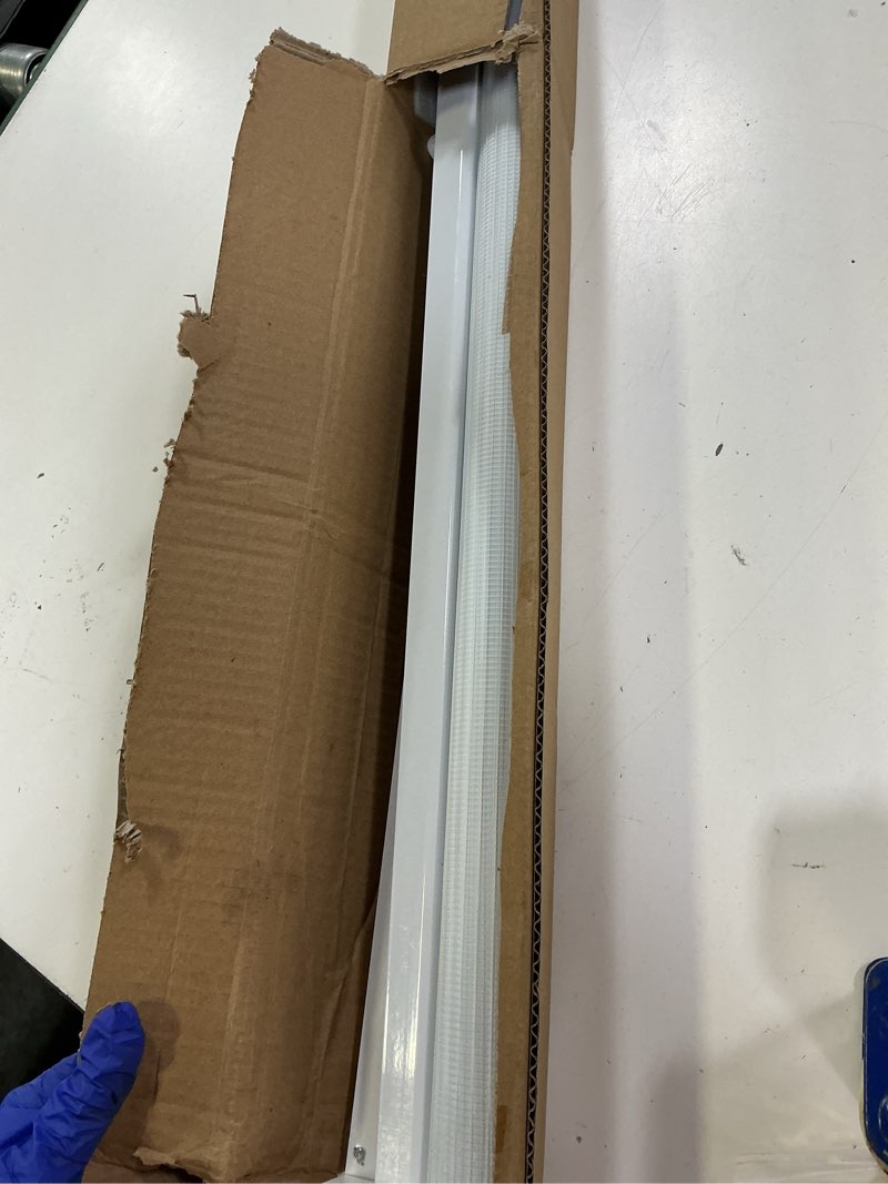 Condition photo showing As Is for no drill zebra blinds for french door, 36 5/8" w x 72" l, white | cordless blinds for door with 36" covering width, small gap design light filtering sheer shades for indoor windows, 1 panel light filtering - white 36"w x 72"h