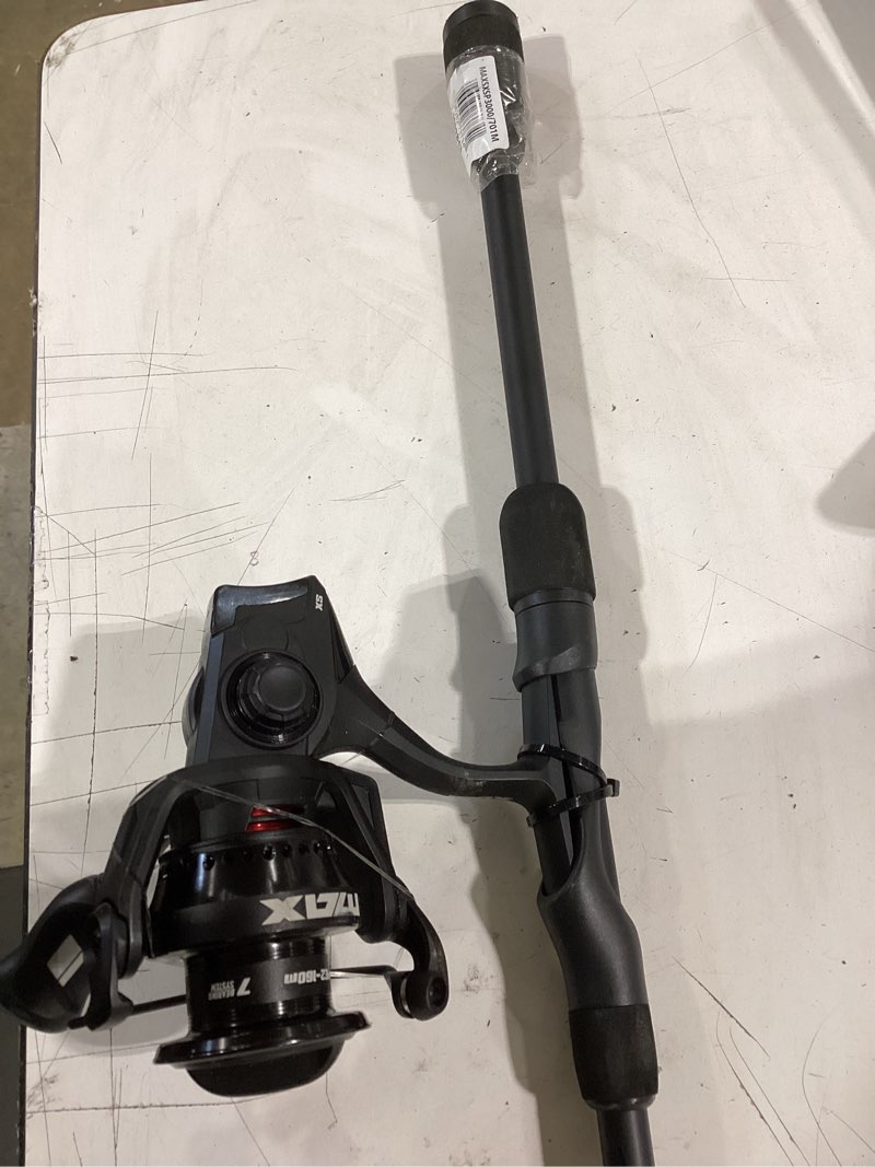 Condition photo showing Good Condition for abu garcia max sx spinning combo, 7' medium fishing rod, 3000 size reel