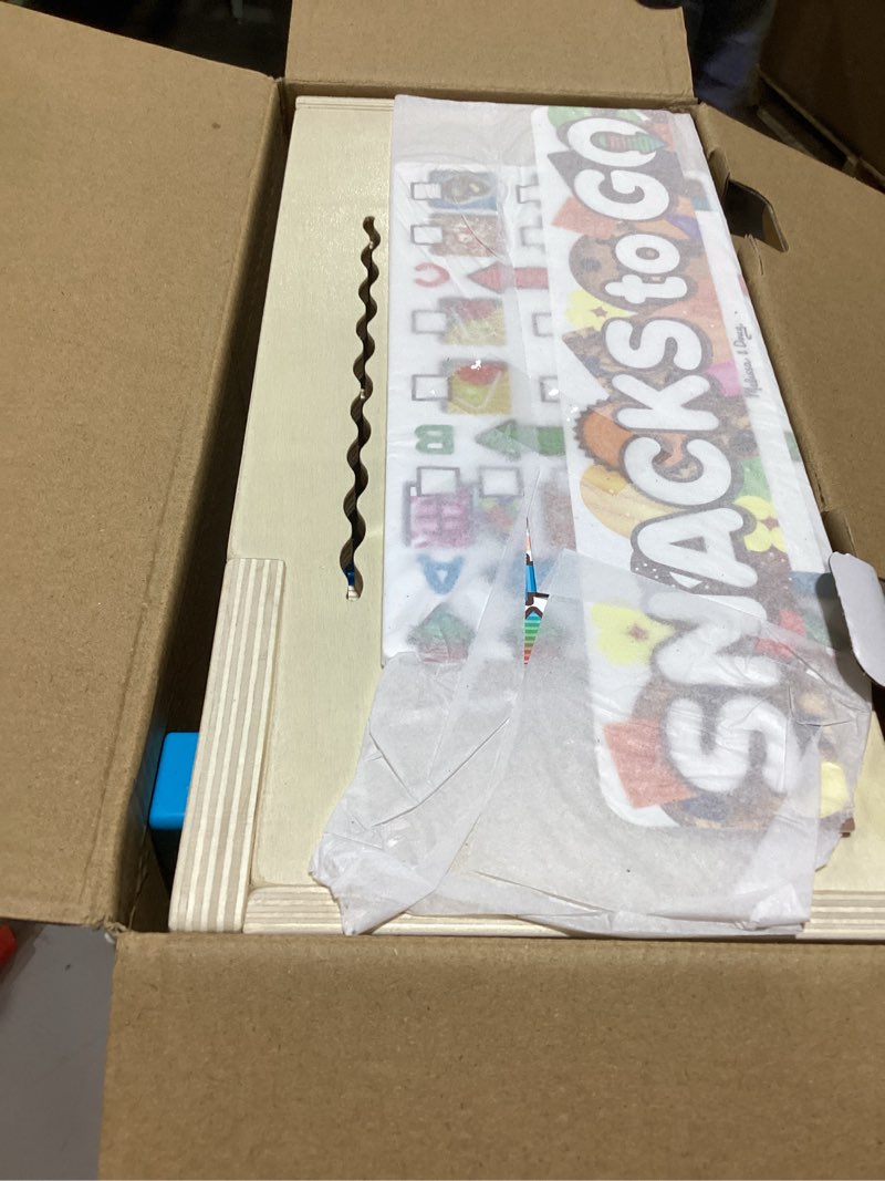 Condition photo showing Good Condition for Melissa & Doug Sort, Stock, Select Wooden Vending Machine Play Set