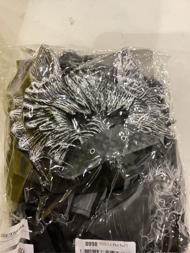 Condition photo showing New/Like New for EraSpooky Men Werewolf Costume Adult Viking Wolf Halloween Cosplay Suit Large