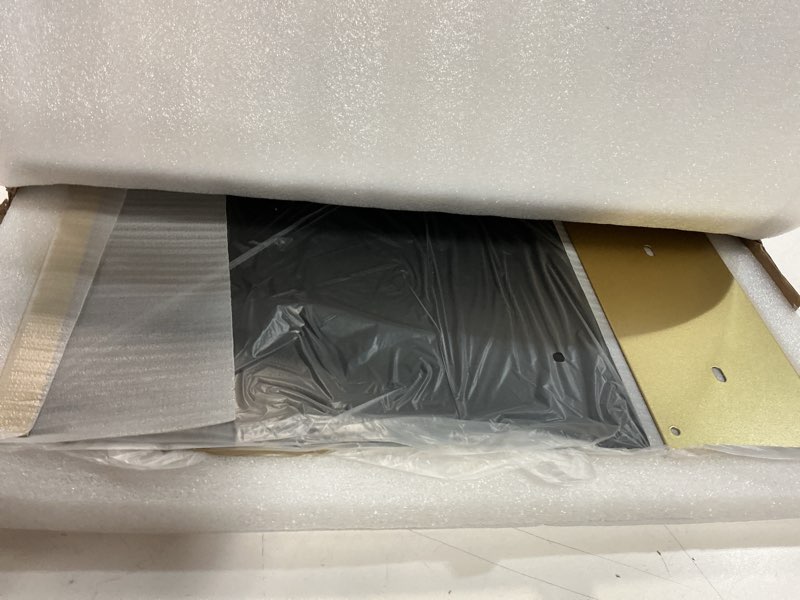 Condition photo showing Good Condition for FENNIO 23" x 18" Vanity Mirror with Lights?LED Makeup Mirror?Hollywood Mirror with 3 Color Modes & Adjustable Brightness?Vanity Mirror Square Gold Gold 23"L x 18"W