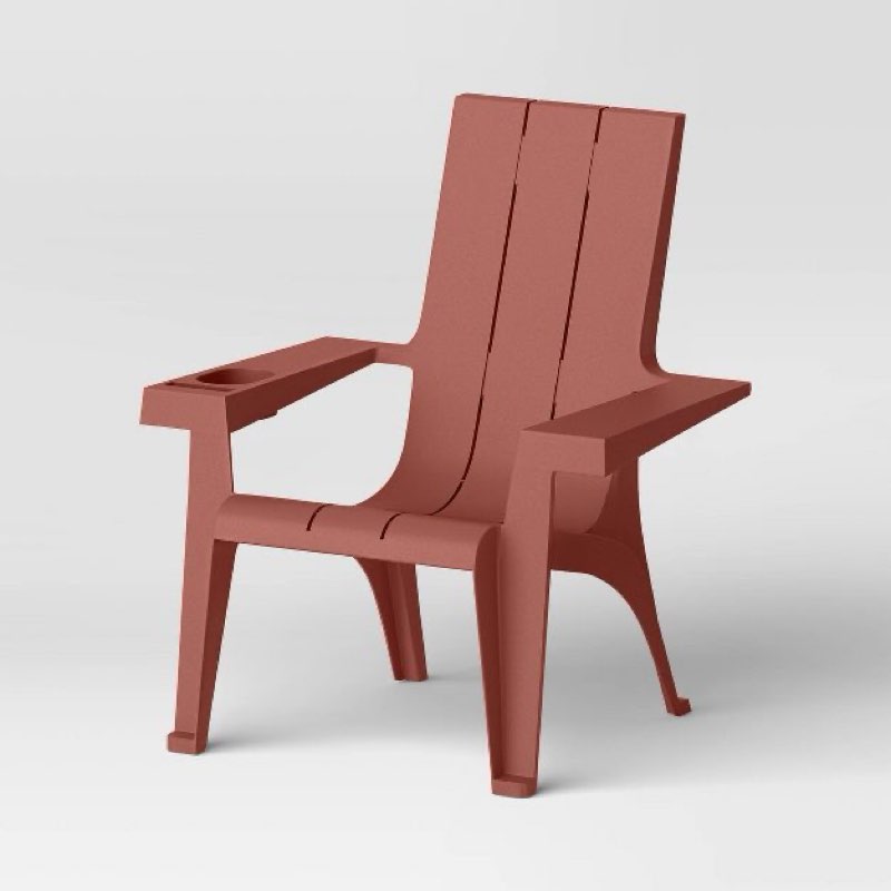 Resin Stackable Adirondack Chair Cinnamon - Room Essentials™