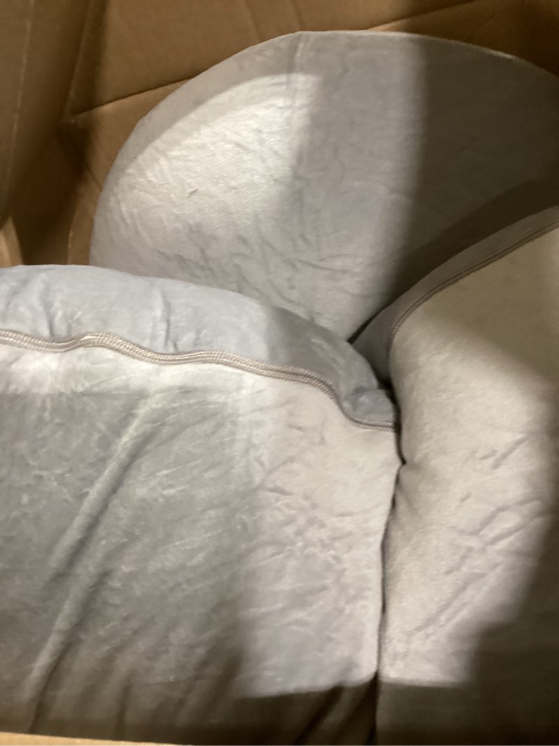 Condition photo showing Good Condition for Momcozy Pregnancy Pillows for Sleeping, U Shaped Full Body Maternity Pillow with Removable Cover - Support for Back, Legs, Belly, HIPS for Pregnant Women, 57 Inch Pregnancy Pillow for Women, Grey