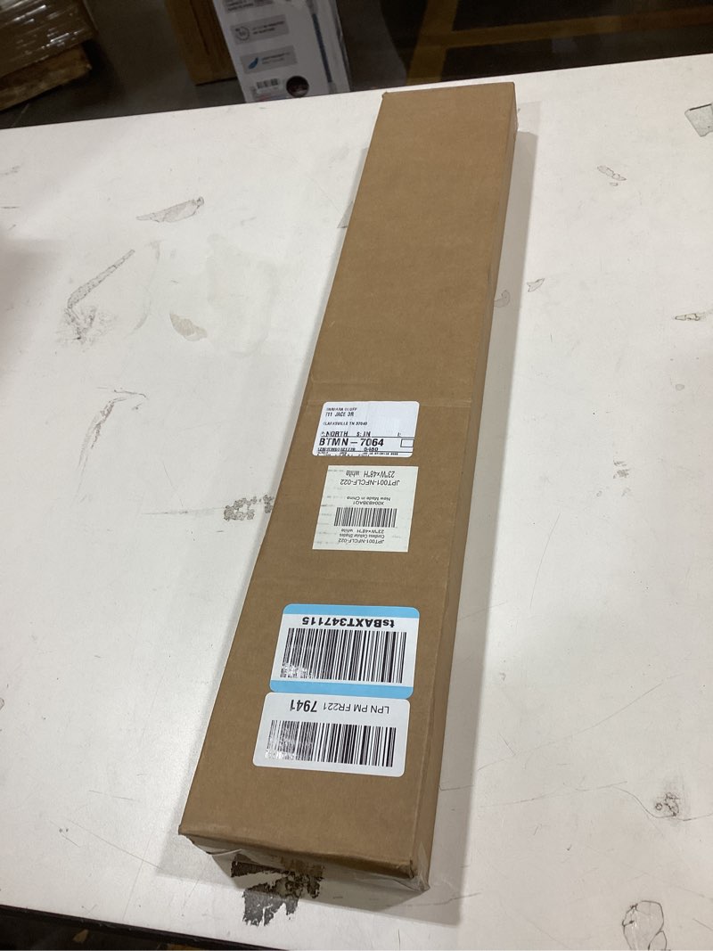 Condition photo showing As Is for LazBlinds No Tools No Drill Cordless Cellular Shades, Light Filtering Honeycomb Shades for Home, Thermal Insulation Blinds for Windows, 23" W x 48" H, White Light Filtering-white 23" W x 48" H