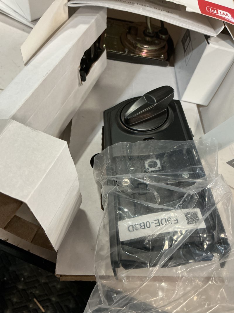 Condition photo showing Good Condition for kwikset halo touch fingerprint wi-fi smart lock, keyless entry door deadbolt, geofence auto-unlock, grade aaa certified, no hub needed easy install, venetian bronze lifetime finish warranty venetian bronze smart lock