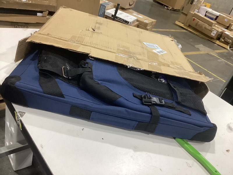 Condition photo showing Good Condition for Large Cat Carrier 24"x16.5"x16.5" Portable Dog Crate for Small Medium Dogs Collapsible Traveling Pet Crate with Collapsible Bowl 24"x16.5"x16.5" (No Litter Box) Blue