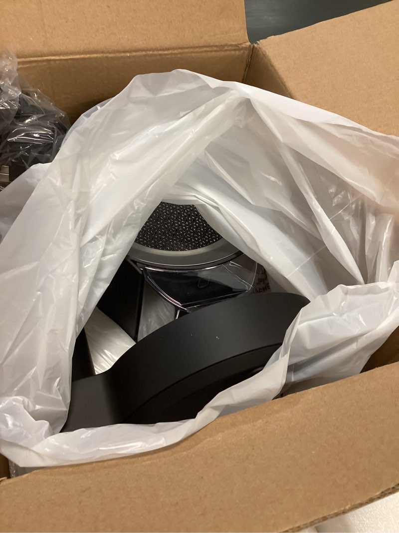 Condition photo showing Good Condition for portable range hood - adjustable height & rotating vent, 3-speed desktop kitchen exhaust fan with large oil cup & low noise, detachable filter portable exhaust fan for bbq, rv, apartments, dorm