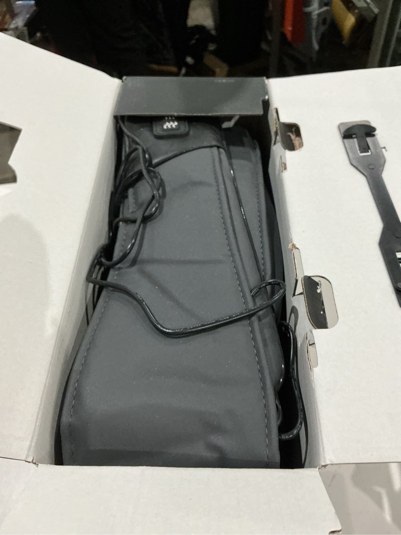 Condition photo showing As Is for nekteck shiatsu neck back massager with heat for pain relief deep tissue, electric kneading shoulder massage, relaxation gifts for him her, (fsa eligible, hsa eligible, not cordless) gray