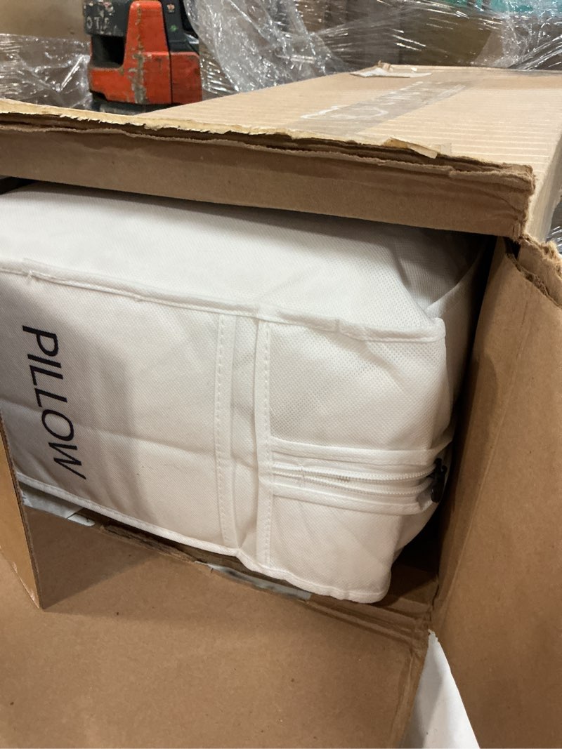 Condition photo showing Good Condition for lincove cloud natural canadian down pillow, white luxury sleeping pillow - 625 fill power, 500 thread count cotton shell, made in canada, queen - medium, 2 pack medium queen (pack of 2)