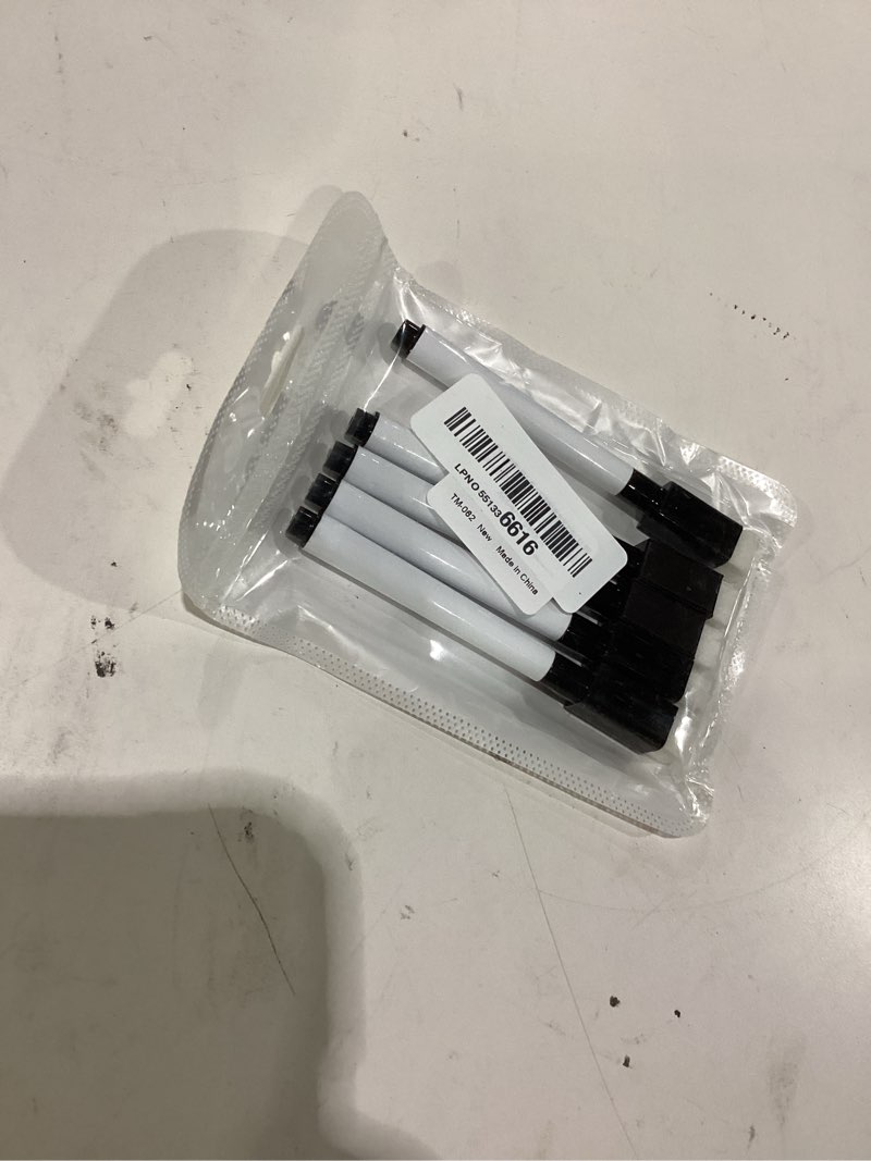 Condition photo showing Good Condition for 5 pcs black dry erase markers magnetic dry erase marker with eraser cap mini dry erase markers for whiteboard (5)
