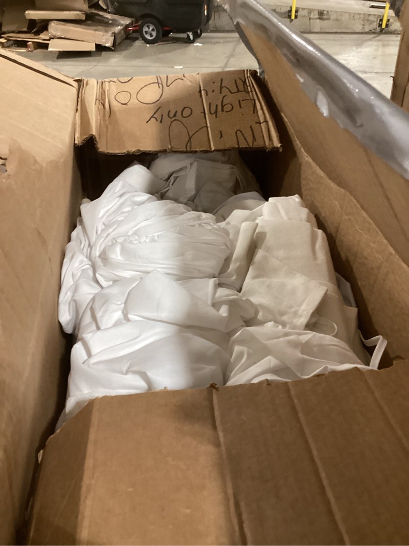 Condition photo showing As Is for 4 pack teepee tent for kids [thickened] with light string and inflatable airbed, slumber party tents, sleepover tents party for girls boys indoor outdoor (white)