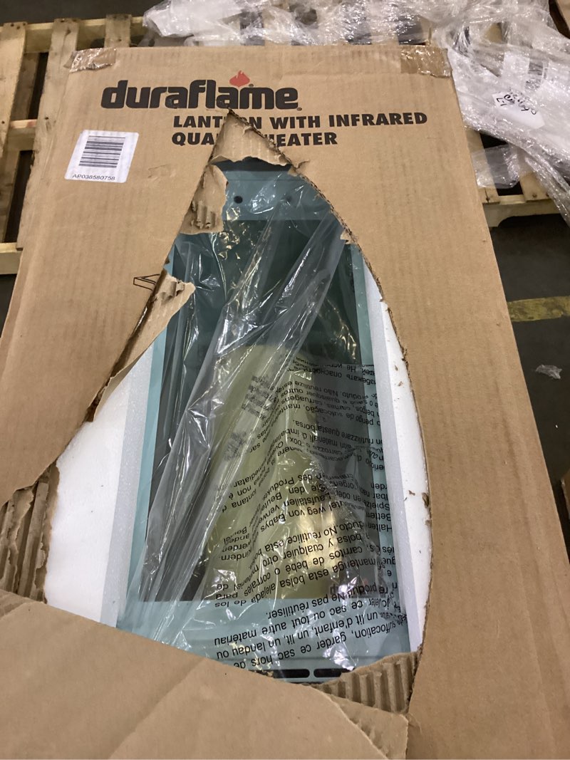 Duraflame lantern with infrared quartez heater 