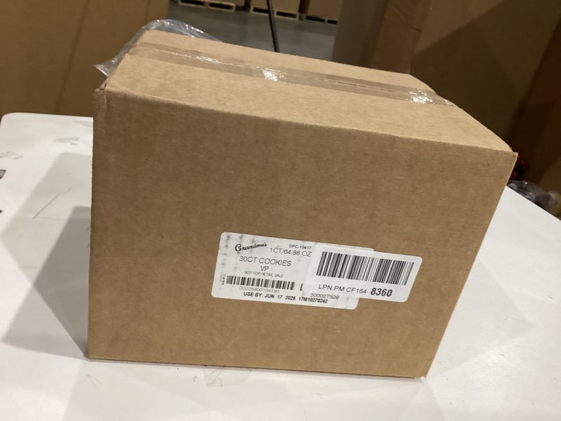 Condition photo showing New/Like New for Grandma's Cookies Variety Pack 30 Count