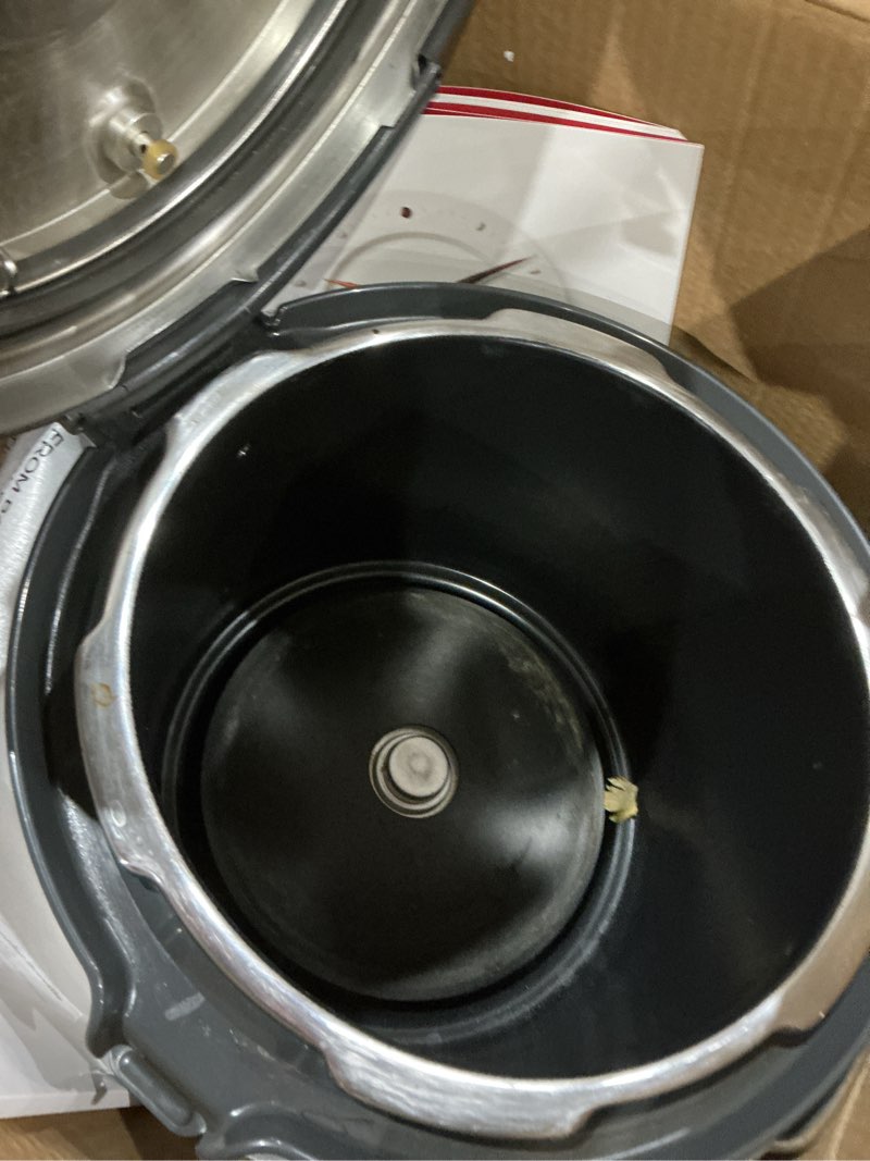 Condition photo showing As Is for breville fast slow pro pressure cooker bpr700bss, brushed stainless steel