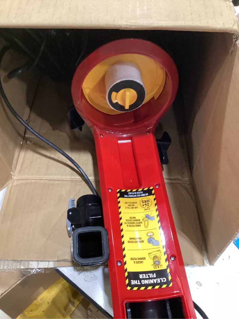 Condition photo showing As Is for hoover maxlife pro pet swivel vacuum cleaner, bagless upright vac, hepa media filtration, for carpet and hard floors, windtunnel technology, corded vacuum cleaners for home use