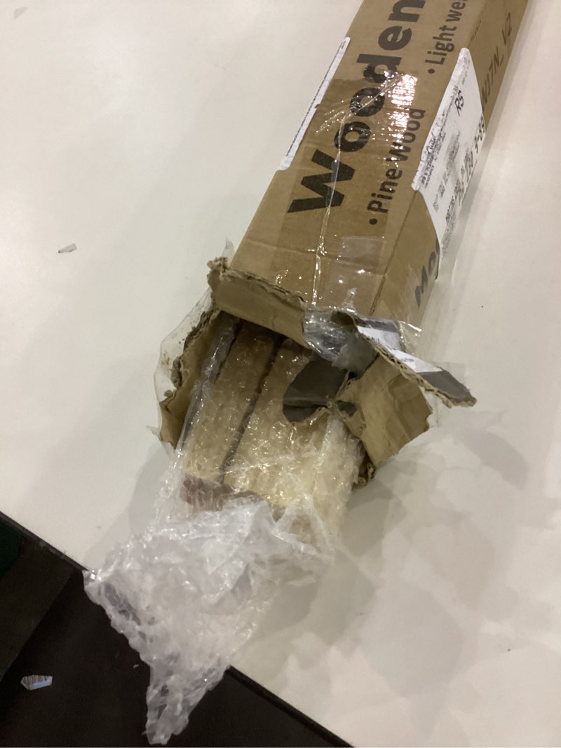 Condition photo showing New/Like New for VISWIN Upgraded 63" Wooden Easel Stand for Sign, Tripod Easel for Wedding Sign Stand, Welcome Board, Poster, Picture, Canvas Art Easel Floor with Tray for Display & Painting - Natural Natural 1 PCS