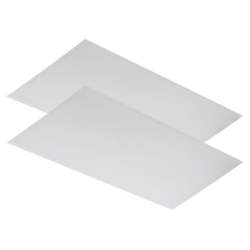 utilitech 2 -pack 4-ft x 2-ft cool white led panel light