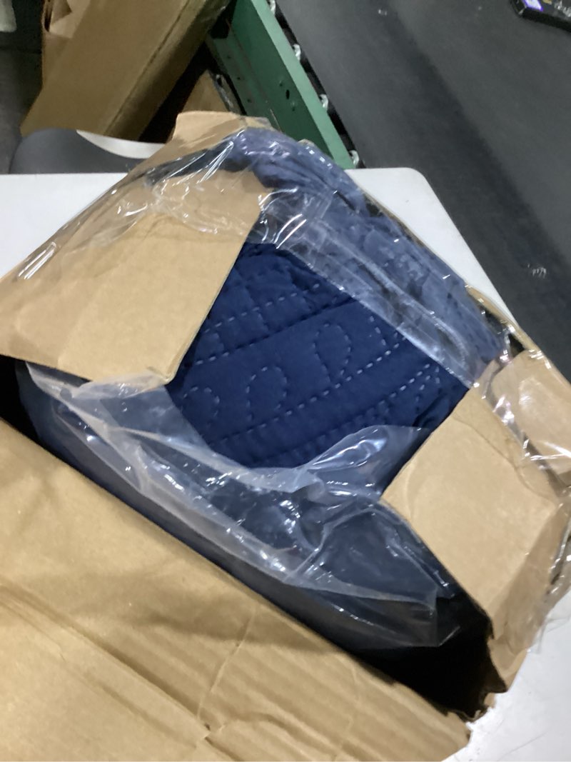 love's cabin king size quilt set navy blue bedspreads - soft bed summer lightweight bedspread comfor