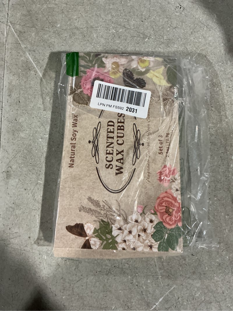 Condition photo showing New/Like New for strn wax melts, scented soy wax cubes infused with essential oil, lavender, jasmine, sandalwood, long-lasting 6 scents for wax warmers, home, yoga, spa, 2.5 oz*6 packs dried flower oil wax melts 6