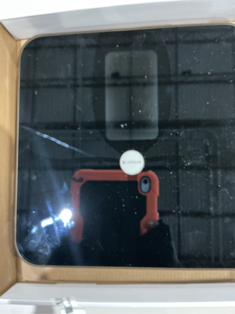 Condition photo showing Good Condition for lepulse smart weight scale with bmi body fat muscle mass, 4.68" large display with trend, high accurate 22 composition scale with heart rate, bathroom scale with app, black black-rechargeable