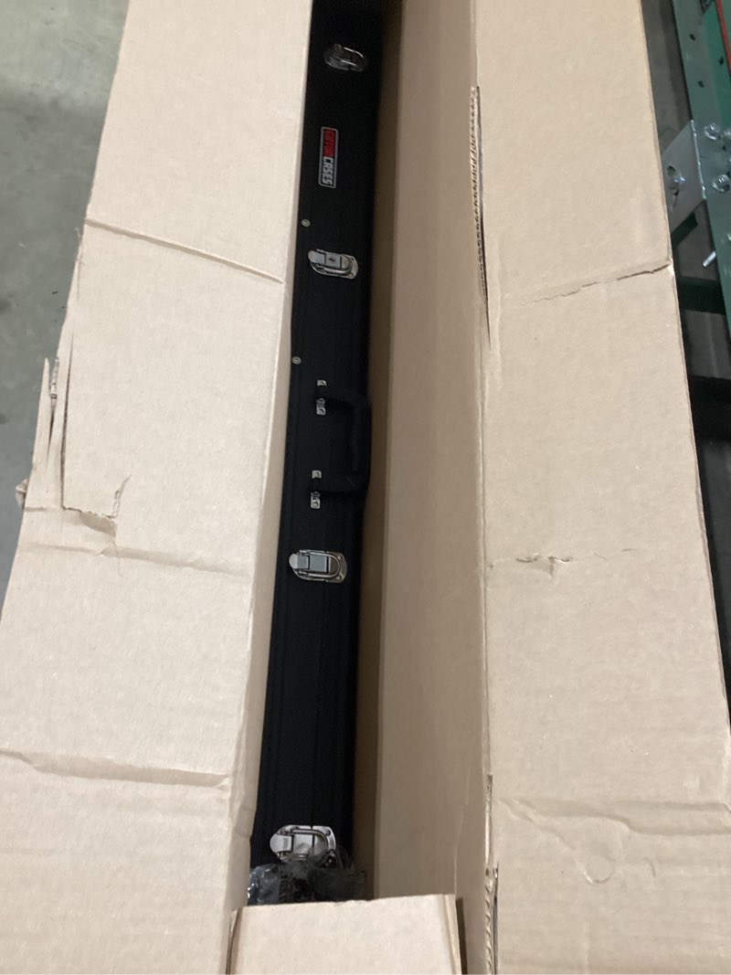 Condition photo showing Good Condition for gator cases hard-shell wood case for electric bass guitars, fits fender precision/jazz bass, & more (gwe-bass)