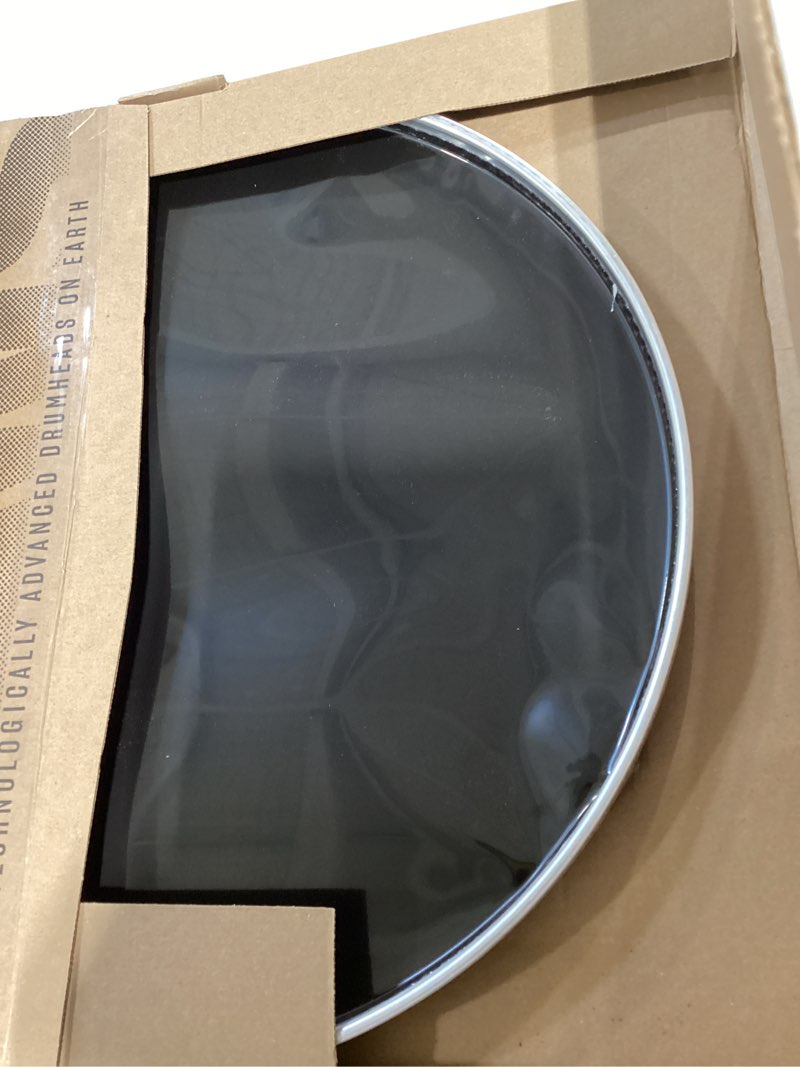 Condition photo showing As Is for evans drum heads - onyx tom drumhead, 20 inch