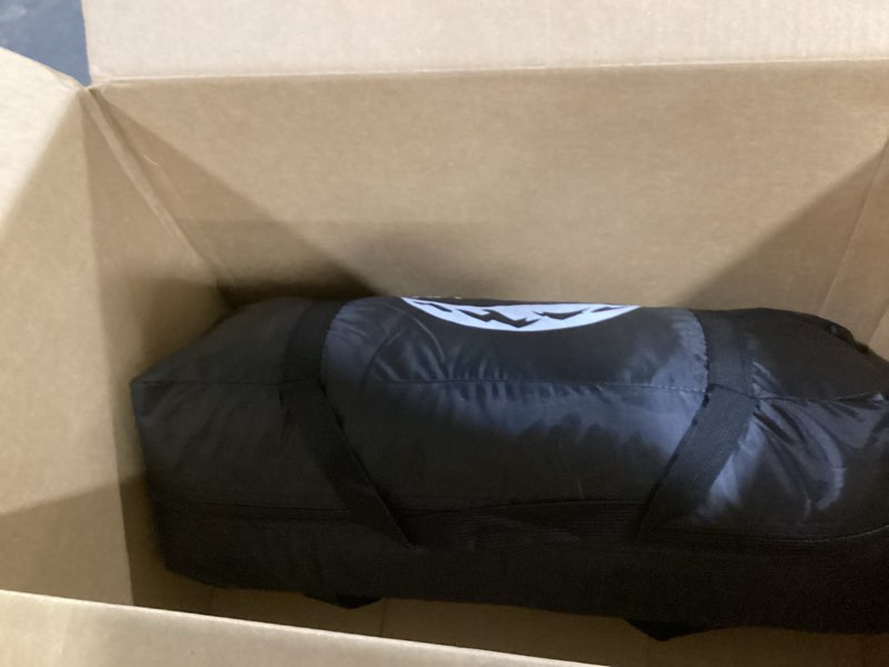 Condition photo showing Good Condition for Happy Travel Camping Tent, 4/6 Person Dome Tents for Camping with Rainfly, Waterproof Clip Easy Setup Portable Family Tent with Mesh Windows, 20% More Headroom Backpacking Tents for Camping & Hiking Black 4 Person