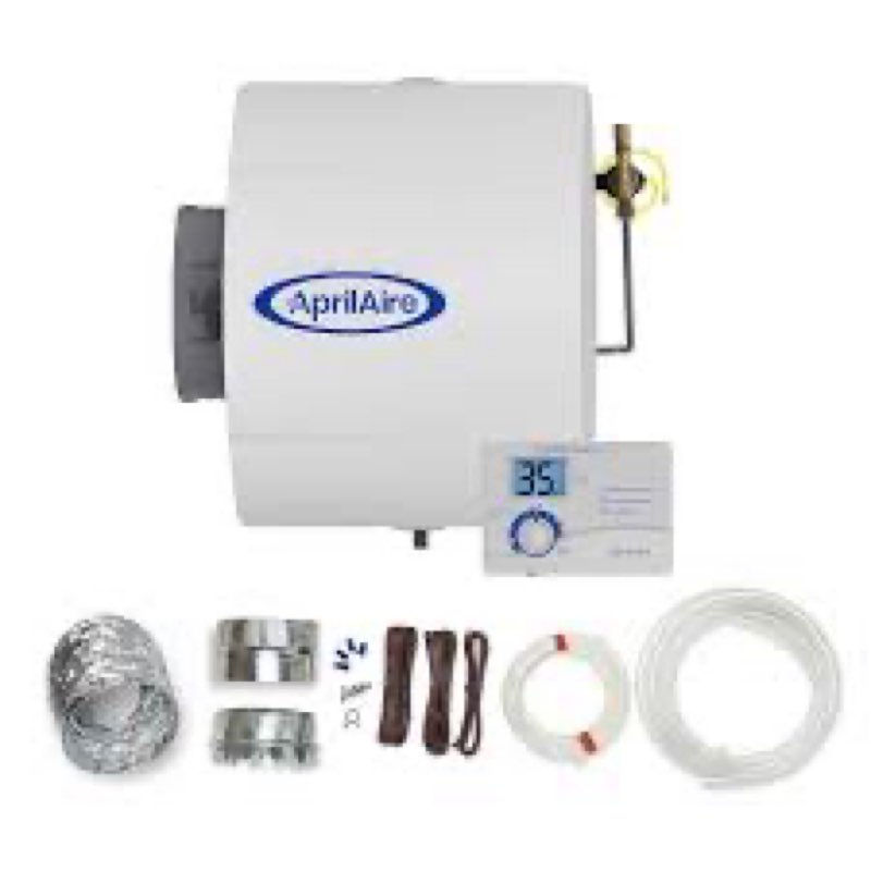 aprilaire 600 17-gal. whole-house large bypass evaporative humidifier with automatic digital control