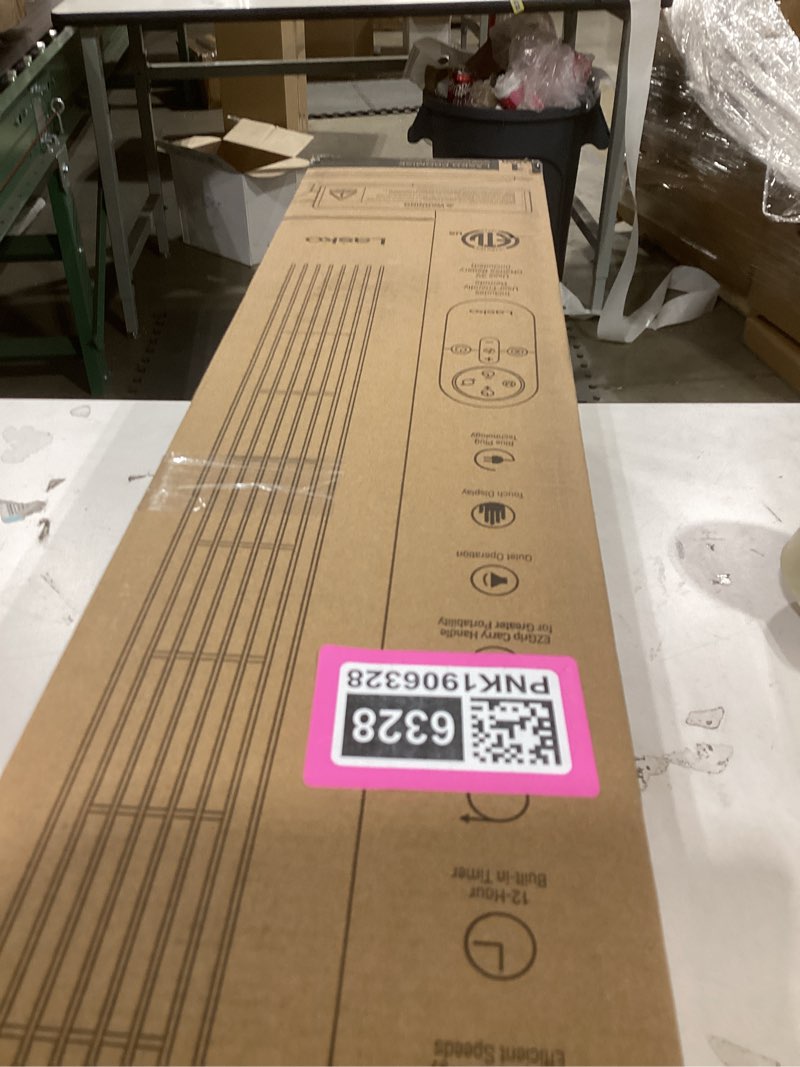 Condition photo showing New/Like New for Dreo Tower Fan for Bedroom, 25ft/s Velocity Quiet Floor Fan, 90° Oscillating Fans for Indoors with 4 Speeds, 4 Modes, 8H Timer, Standing Fans, Bladeless Fan, Black, Nomad One (DR-HTF007)