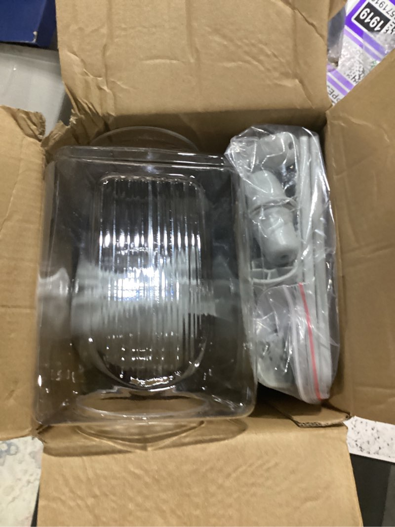Condition photo showing As Is for kenond 55oz hanging automatic rabbit feeder, 1.6l large capacity gravity food dispenser with stainless steel bowl,for dog, cat, ferret & medium-small animals,fits widemouth cages& wire cages & crates