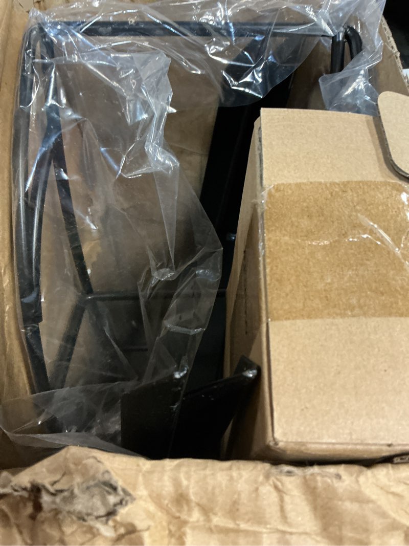 Condition photo showing Good Condition for Garden Hose Holder, Freestanding Heavy Duty Water Hose Holder for Outside, Upgraded Metal Hose Stand with 4 Spikes, Detachable Garden Hose Storage Hose Reel Rack, Black