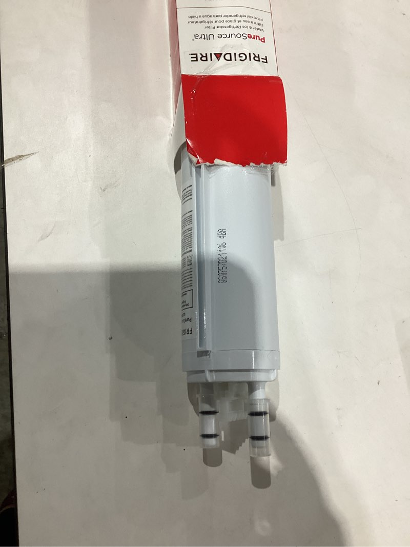 Condition photo showing As Is for frigidaire ultrawf pure source ultra water filter, original, white, 1 count ultrawf: 1 pack