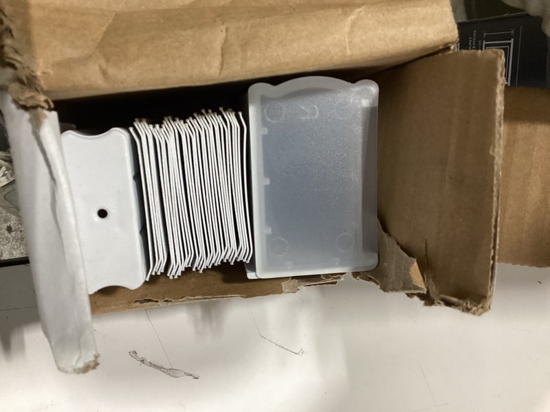 Condition photo showing Good Condition for project source premium 2-in slat width 39-in x 64-in cordless white vinyl room darkening